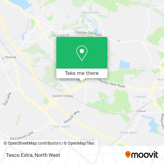 Tesco Extra map