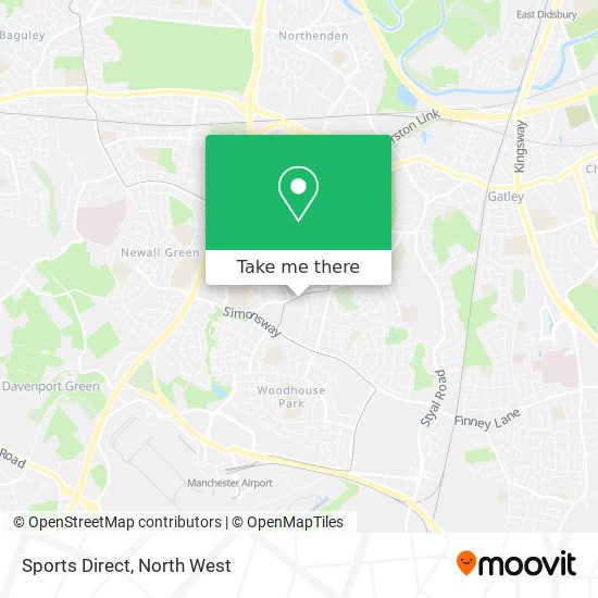 Sports Direct map