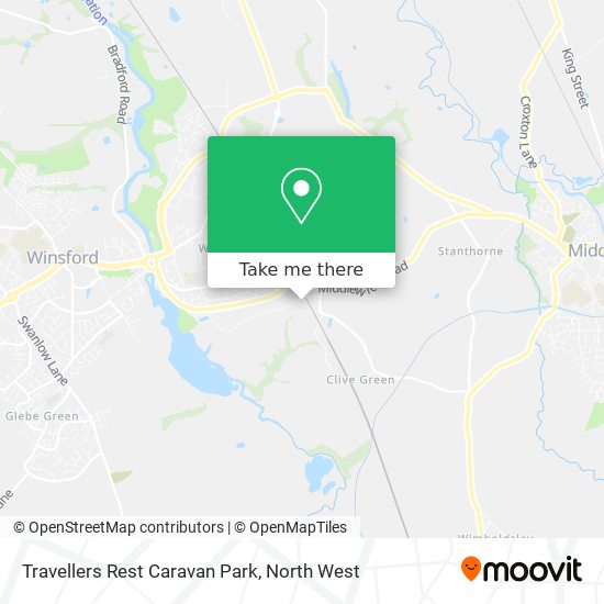 Travellers Rest Caravan Park map