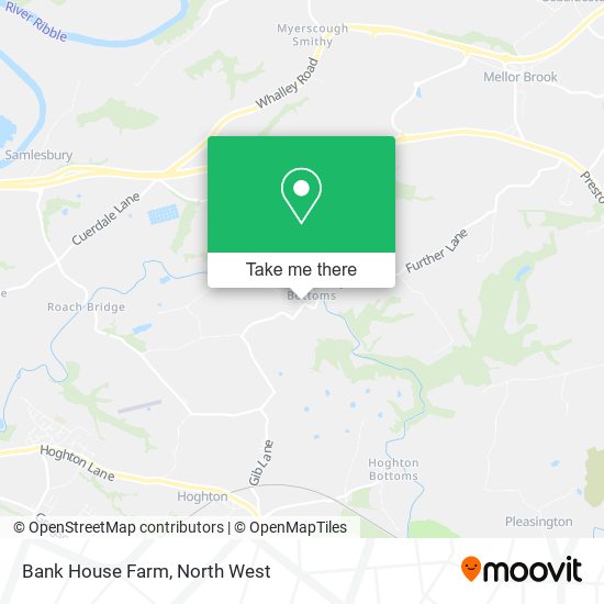 Bank House Farm map