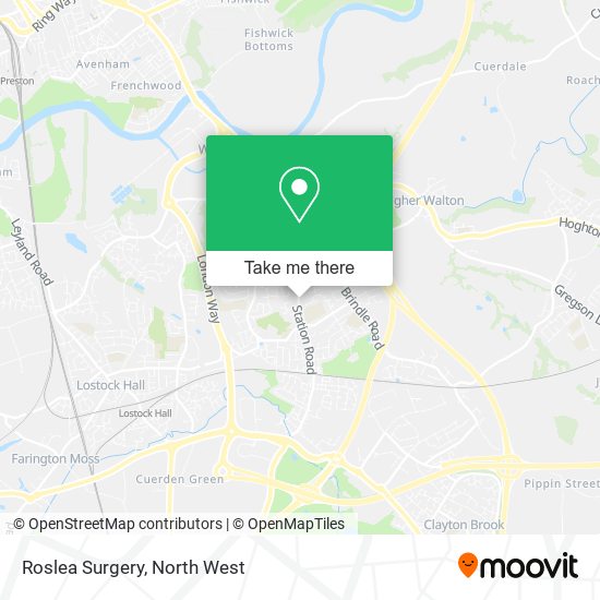 Roslea Surgery map