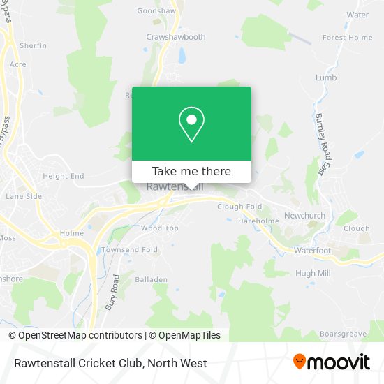 Rawtenstall Cricket Club map