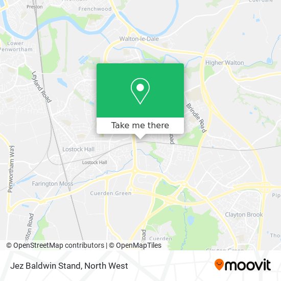 Jez Baldwin Stand map