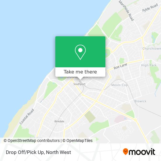 Drop Off/Pick Up map