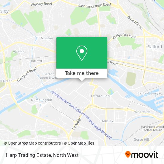 Harp Trading Estate map