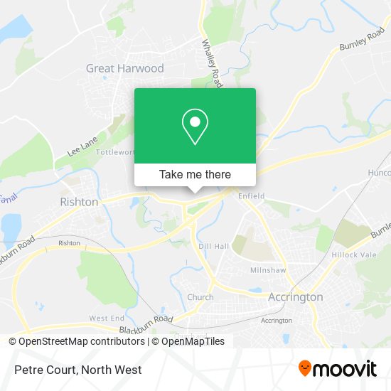 Petre Court map