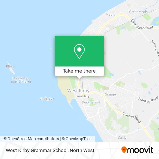 West Kirby Grammar School map