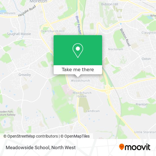 Meadowside School map