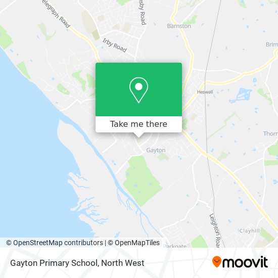 Gayton Primary School map
