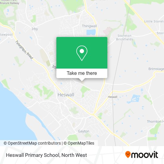 Heswall Primary School map