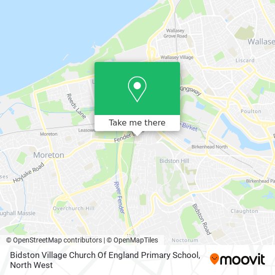 Bidston Village Church Of England Primary School map