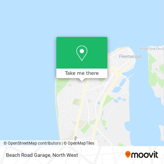 Beach Road Garage map