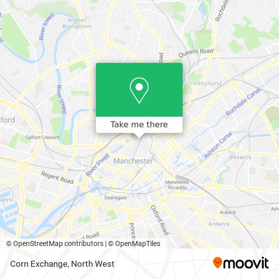 Corn Exchange map