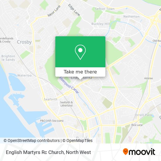 English Martyrs Rc Church map