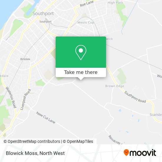 Blowick Moss map