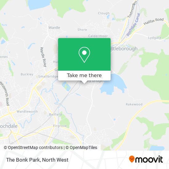 The Bonk Park map