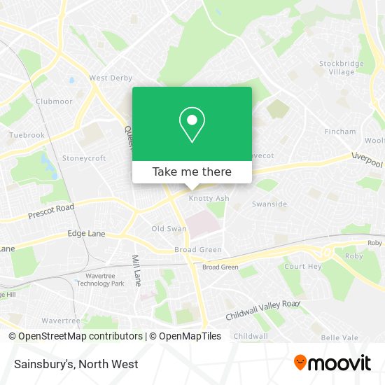 Sainsbury's map