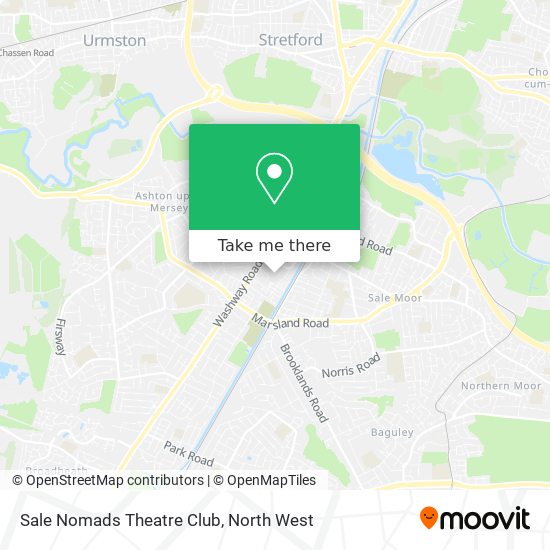 Sale Nomads Theatre Club map