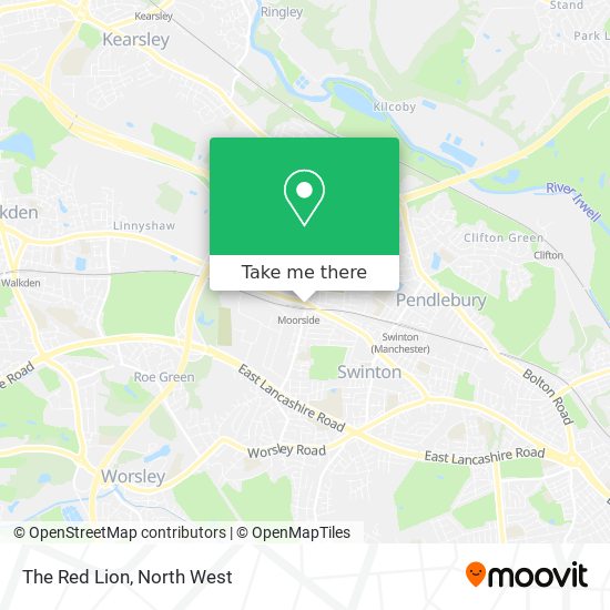 The Red Lion map