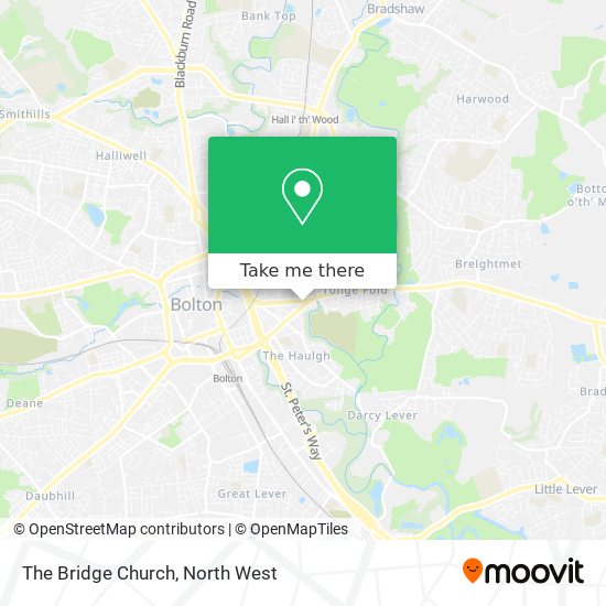 The Bridge Church map