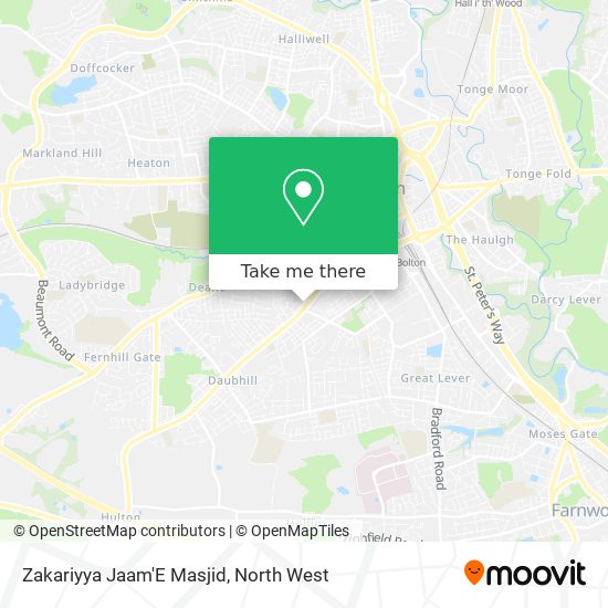 Zakariyya Jaam'E Masjid map