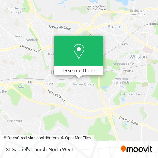St Gabriel's Church map
