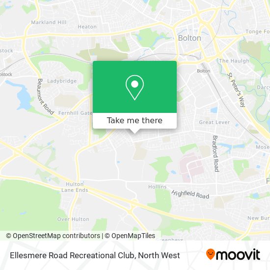 Ellesmere Road Recreational Club map
