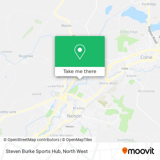 Steven Burke Sports Hub map