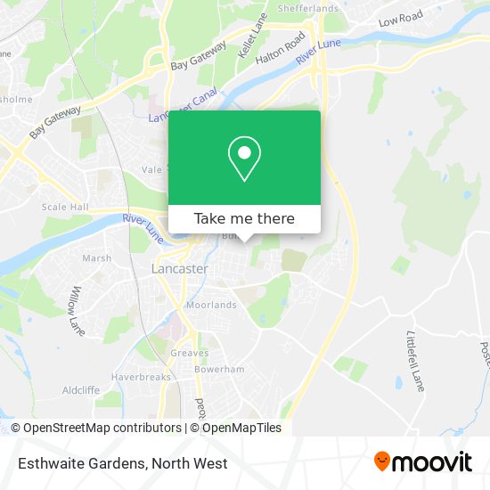 Esthwaite Gardens map