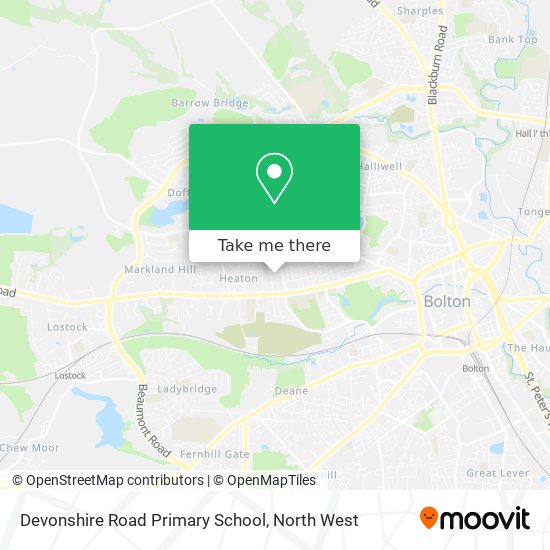 Devonshire Road Primary School map