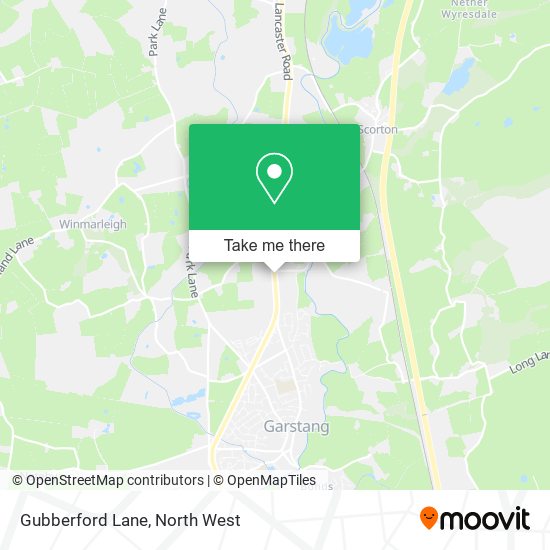 Gubberford Lane map