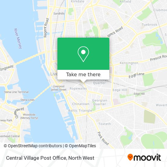 Central Village Post Office map