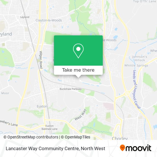Lancaster Way Community Centre map