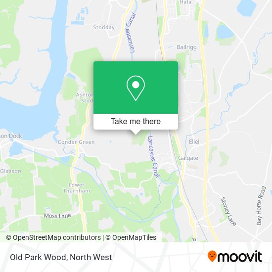 Old Park Wood map