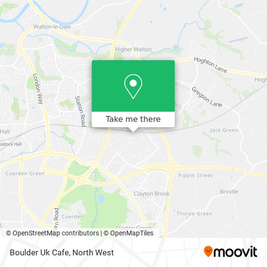 Boulder Uk Cafe map