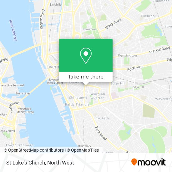 St Luke's Church map
