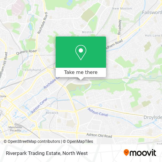 Riverpark Trading Estate map