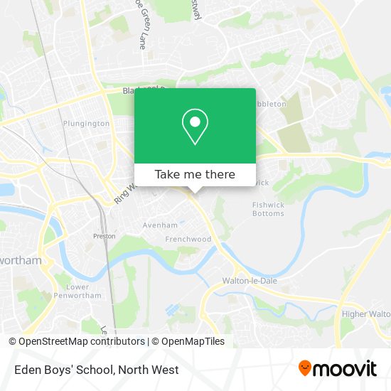 Eden Boys' School map