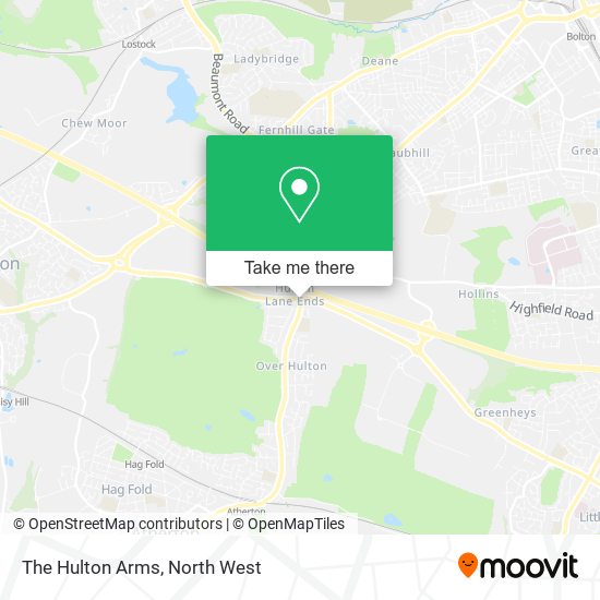 The Hulton Arms map