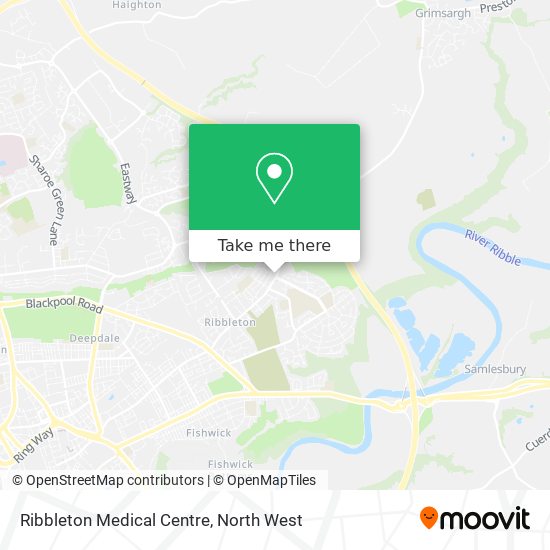 Ribbleton Medical Centre map