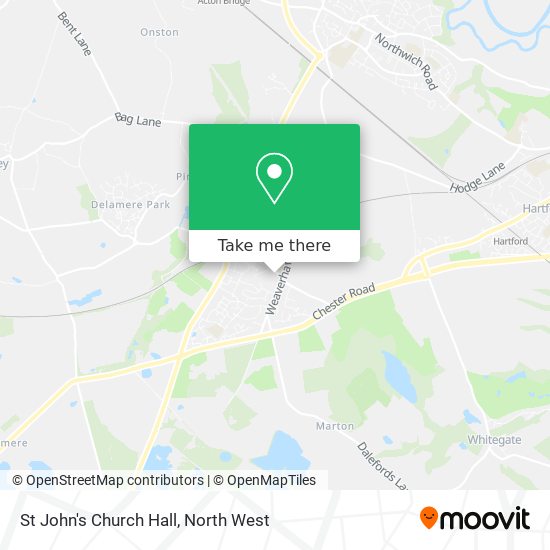 St John's Church Hall map