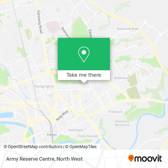 Army Reserve Centre map