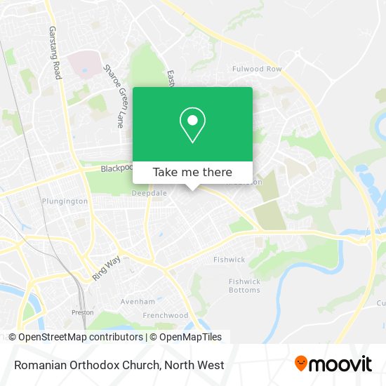 Romanian Orthodox Church map