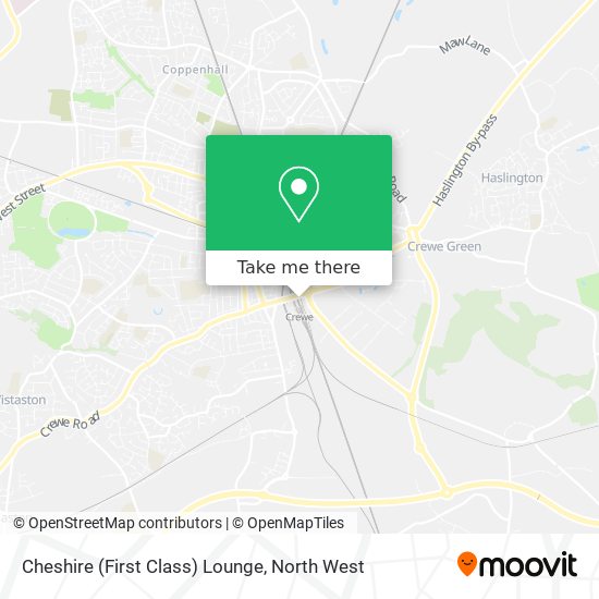 Cheshire (First Class) Lounge map
