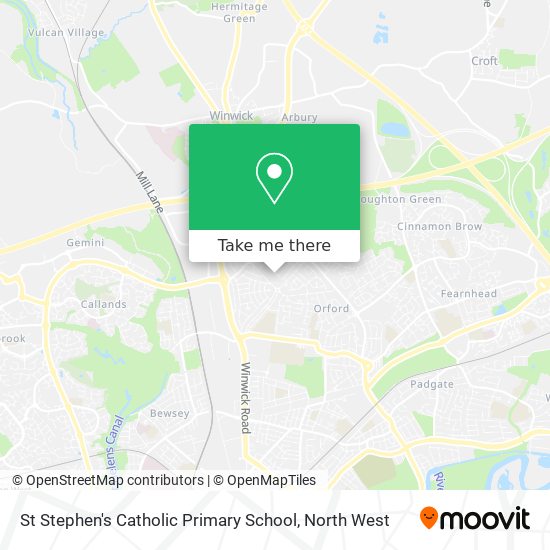 St Stephen's Catholic Primary School map