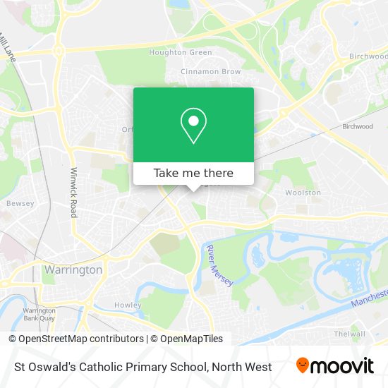 St Oswald's Catholic Primary School map