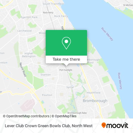 Lever Club Crown Green Bowls Club map