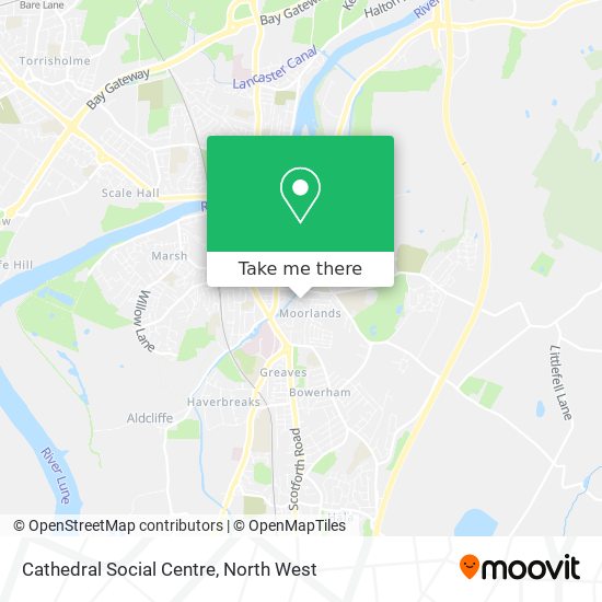 Cathedral Social Centre map