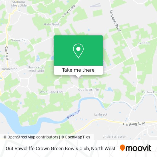 Out Rawcliffe Crown Green Bowls Club map