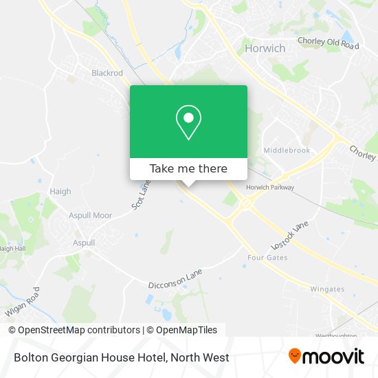 Bolton Georgian House Hotel map